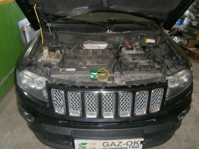 Установка ГБО на авто Jeep Compass газ на машину Gaz Ok Газ ОК Киев